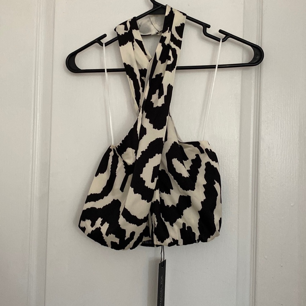 Rachel Zoe halter crop